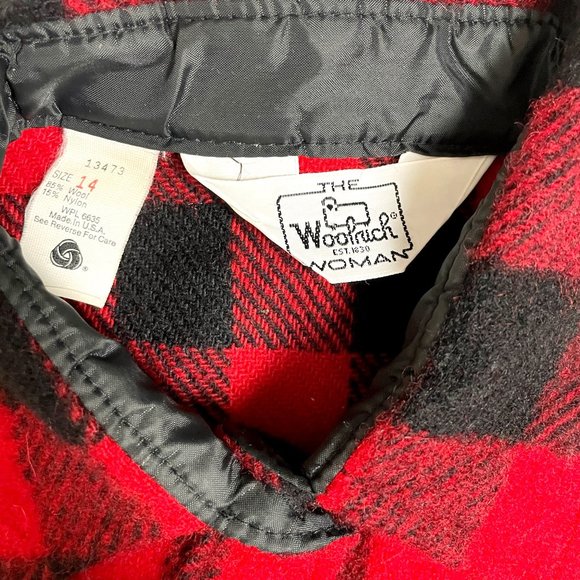 1990s vintage Woolrich buffalo plaid shacket - size large - Picture 7 of 7